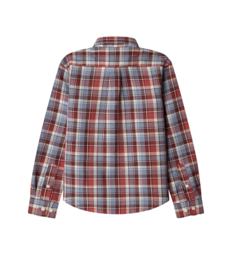 Hackett London Camisa Brompton rojo