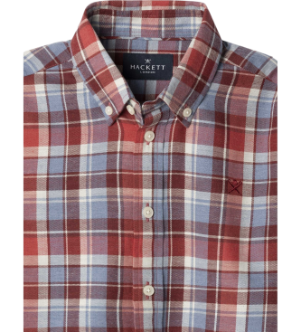 Hackett London Camisa Brompton rojo