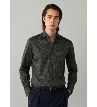 Hackett London Camisa Foulard Print verde