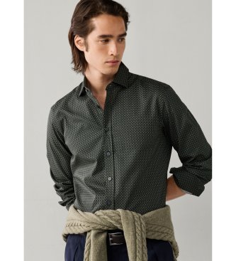 Hackett London Camisa Foulard Print verde