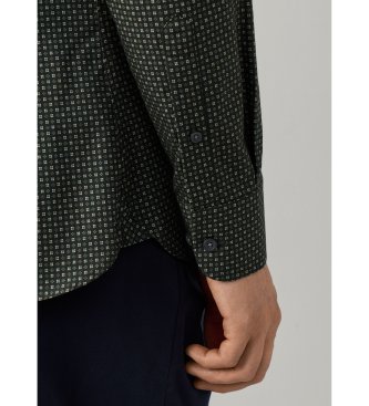 Hackett London Camisa Foulard Print verde