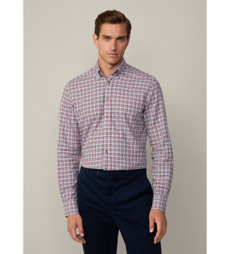 Hackett London Gingham overhemd rood