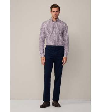 Hackett London Gingham overhemd rood