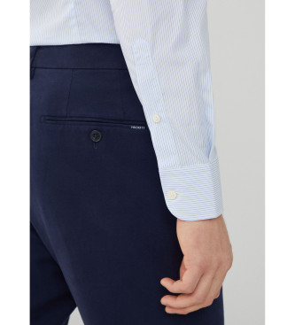 Hackett London Luxe Pop Mini Hemd blau