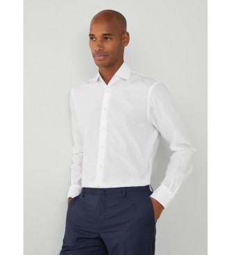 Hackett London Camicia bianca in popeline di lusso