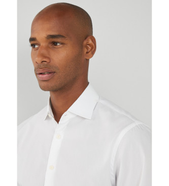 Hackett London Luxe Poplin skjorte hvid