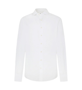 Hackett London Luxe Poplin Shirt white