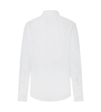 Hackett London Luxe Poplin Shirt white