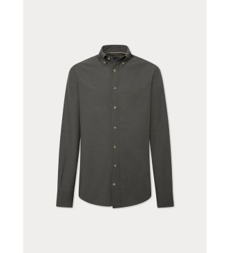 Hackett London Multi zielona koszula