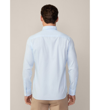 Hackett London Chemise Oxford bleue