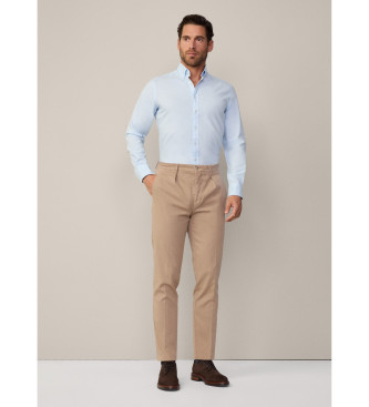 Hackett London Chemise Oxford bleue