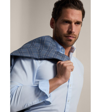 Hackett London Camicia Oxford blu