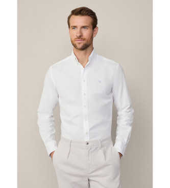 Hackett London Camisa Oxford blanco