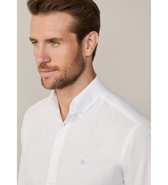 Hackett London Camisa Oxford blanco