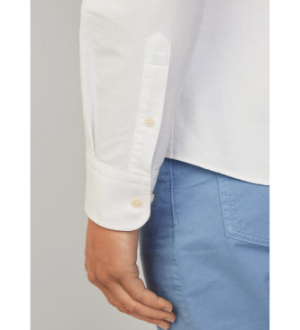Hackett London Camisa Oxford Fit Slim blanco