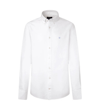Hackett London Camisa Oxford Fit Slim blanco