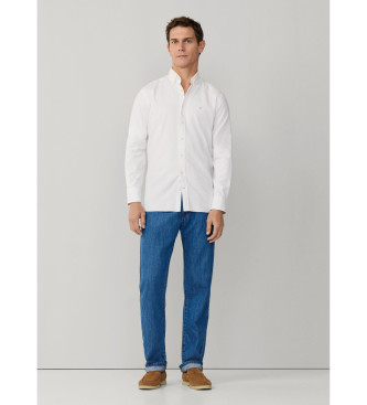 Hackett London Camisa oxford de corte � medida branca