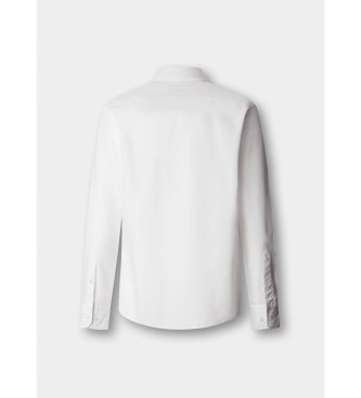 Hackett London Camisa oxford de corte � medida branca