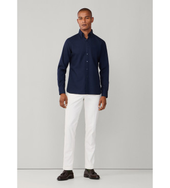 Hackett London Tailored fit oxford shirt navy