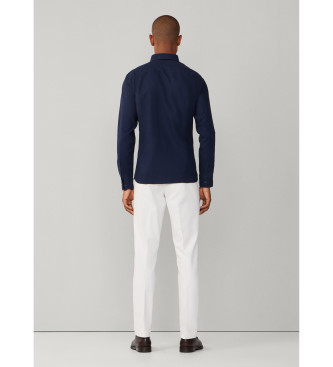 Hackett London Tailored fit oxford shirt navy