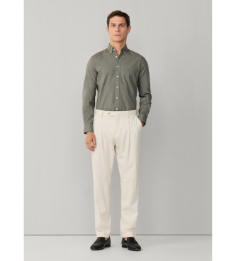 Hackett London Tailored fit oxfordskjorte gr�n