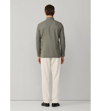 Hackett London Tailored fit oxfordskjorte gr�n