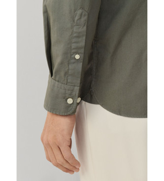 Hackett London Tailored fit oxfordskjorte gr�n