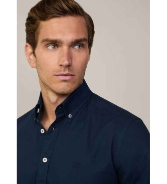 Hackett London Navy Oxford shirt