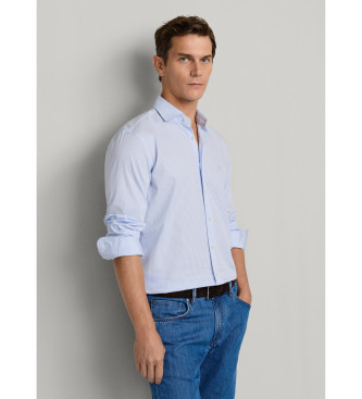 Hackett London bengala randig skjorta city fit tailored bl�