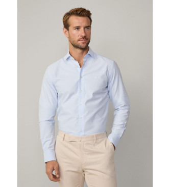 Hackett London Camisa Texture azul