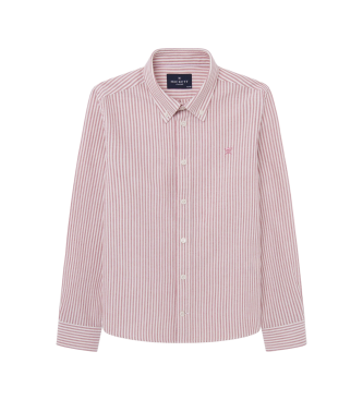 Hackett London Chemise Oxford lave rouge