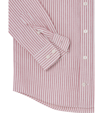 Hackett London Chemise Oxford lave rouge