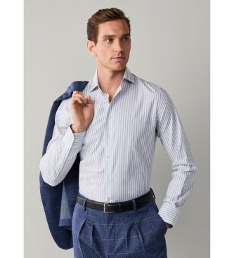 Hackett London Camicia a righe larghe blu