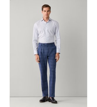 Hackett London Camicia a righe larghe blu