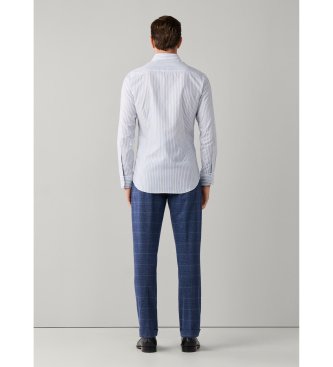 Hackett London Camicia a righe larghe blu