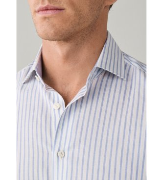 Hackett London Camicia a righe larghe blu