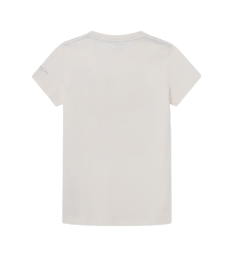 Hackett London Camiseta 83 Car blanco roto