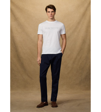 Hackett London T-shirt with logo Fit Classic white