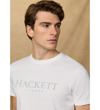 Hackett London T-shirt with classic fit logo white