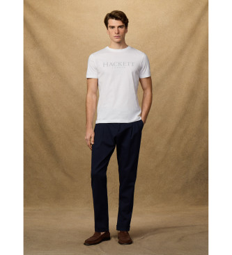 Hackett London T-shirt with classic fit logo white