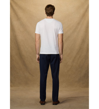 Hackett London T-shirt with classic fit logo white