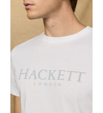 Hackett London T-shirt with classic fit logo white