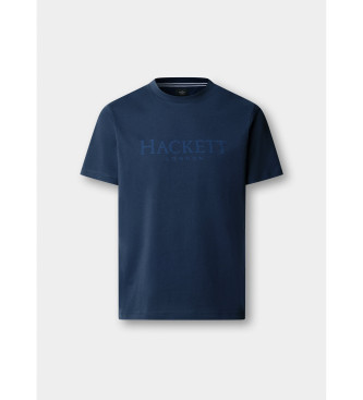 Hackett London T-shirt met logo Fit Classic navy