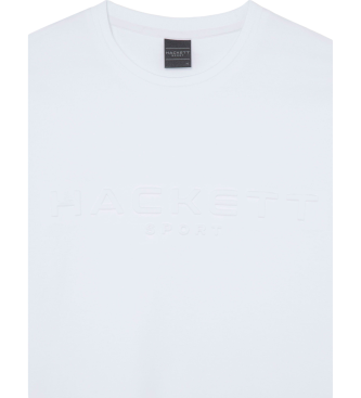 Hackett London Graviertes T-shirt wei