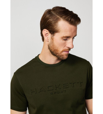 Hackett London Gegraveerd T-shirt groen