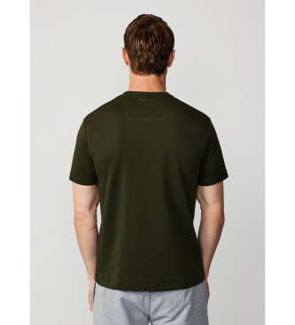 Hackett London Engraved T-shirt green