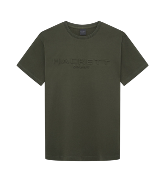 Hackett London Engraved T-shirt green