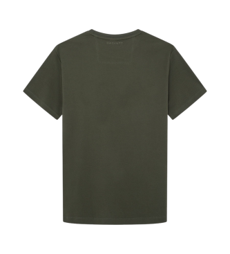 Hackett London Graviertes T-shirt grn