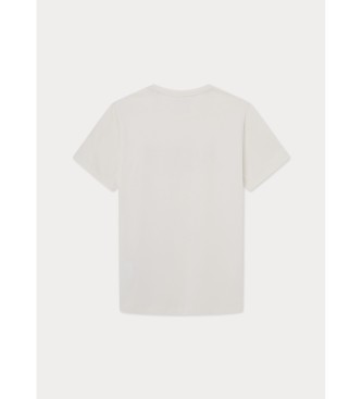 Hackett London T-shirt Heritage Classic biały