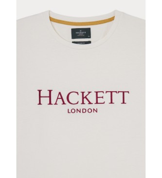 Hackett London T-shirt classica Heritage bianca